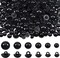 320pcs Sew-On Safety Eyes Buttons – Black 8mm to 15mm for Amigurumis, Crochet Dolls & Stuffed Animals